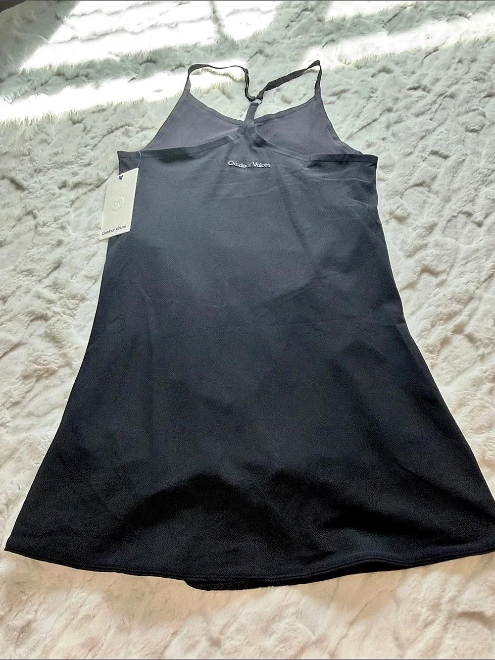 Outdoor Voices Exercise Dress Black Girls Large NWT (10/12) L.
